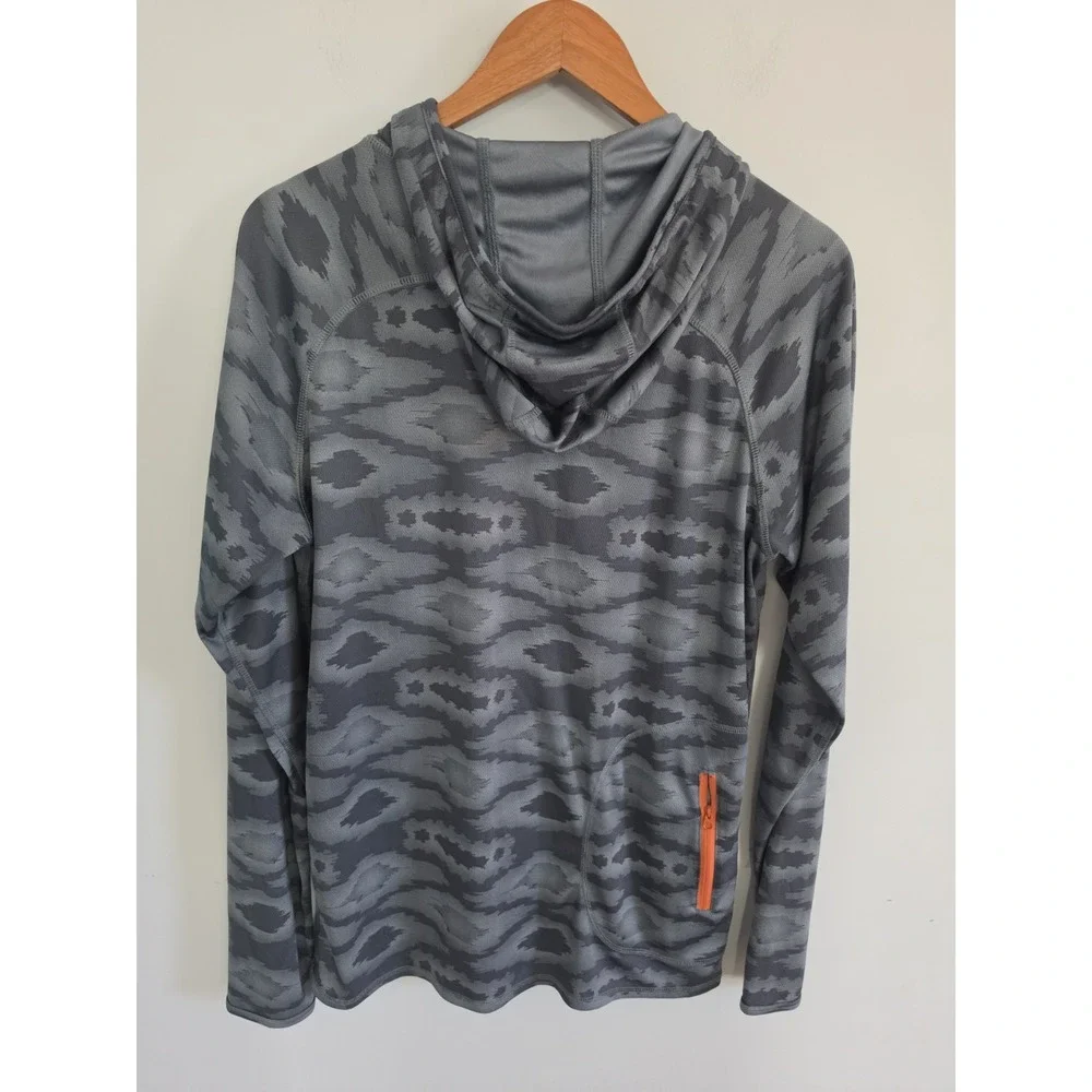 Howler Brothers Loggerhead UPF Gorpcore Hoodie Dark Slate Taki pattern Size M